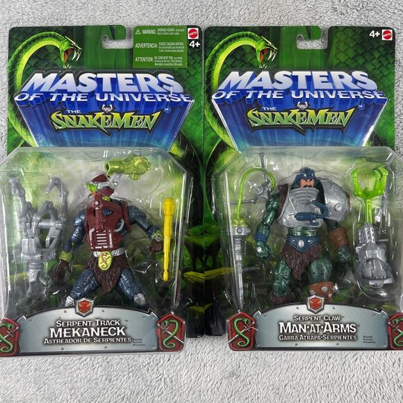 Masters Of The Universe vs The Snakemen Serpent Claw Man At Arms and Mekaneck - Picture 1 of 8